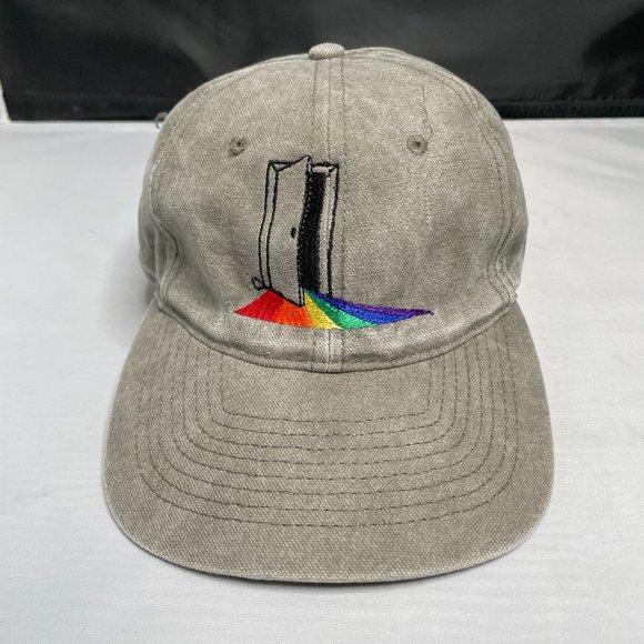 Vintage Other - Vintage royal headwear grey rainbow door hat washed dad cap